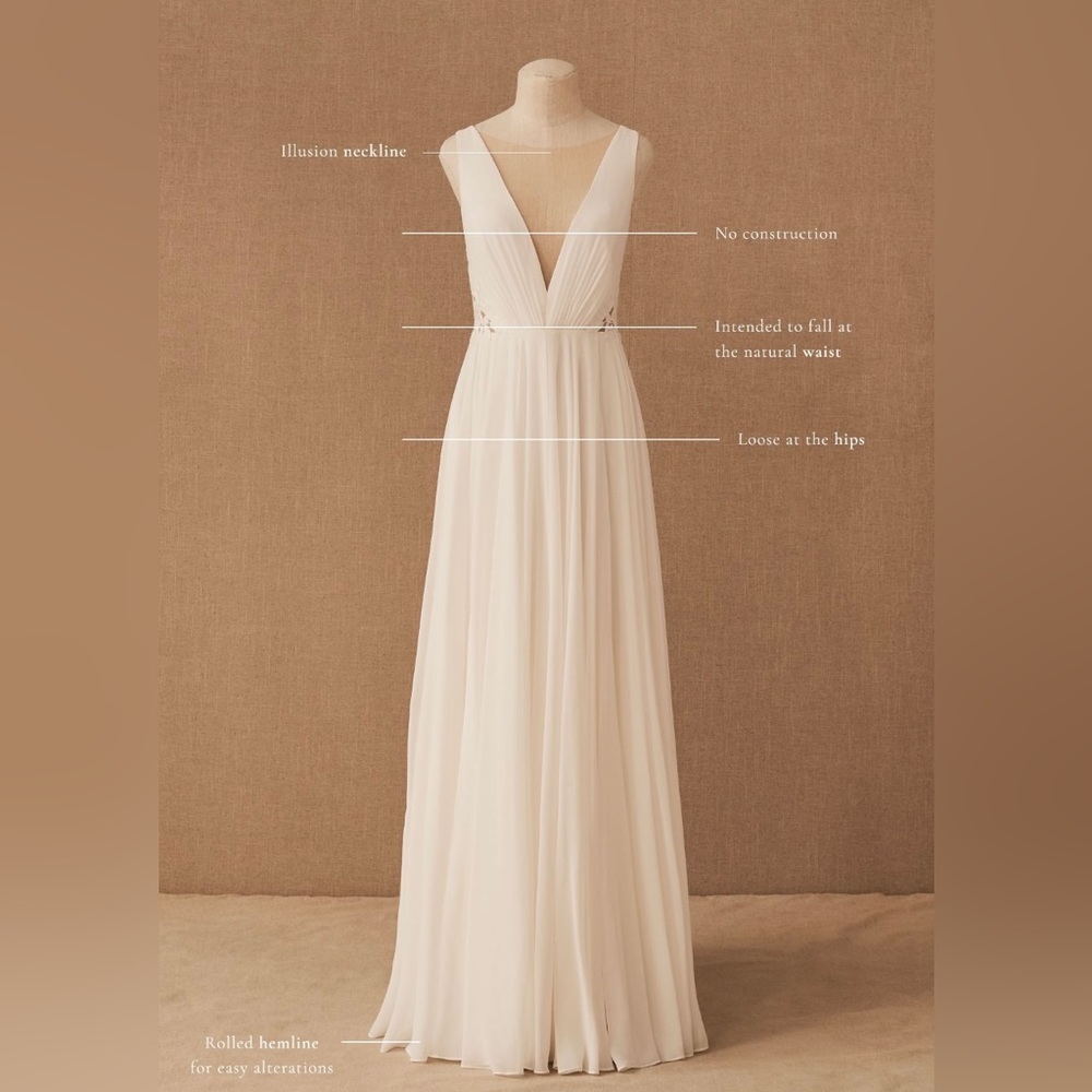 Jenny Yoo Elegant Cream Wedding Dress